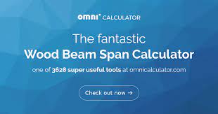 wood beam span calculator