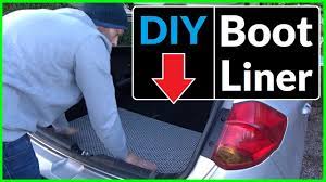 how to make a protective car boot liner