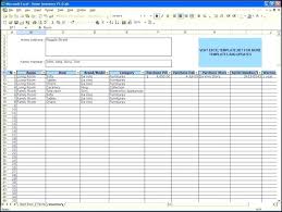 Inventory Template For Excel Home Inventory Discopolis Club
