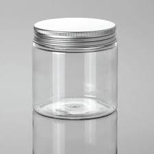 Cosmetic Pet Jar With Aluminium