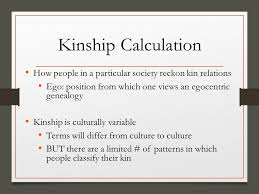 Kinship Diagrams Unit Learning Objectives Differentiate
