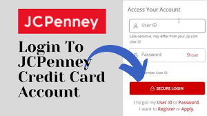jc penney credit card login