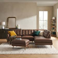 colors that go with brown leather sofas