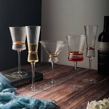 China Glassware And Gold Rimmed Glasses