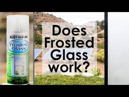 Does Frosted Glass By Rust Oleum Work