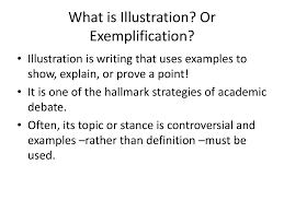 understanding an exemplification illustration essay ppt 2 what is illustration