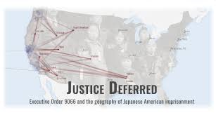 And was living withing 100 miles of the pacific coast was told to report to a detention center. Justice Deferred