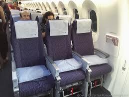 seats on the united boeing 787 dreamliner