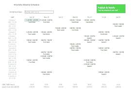 Monthly Staffing Schedule Template With Staff Excel To Frame