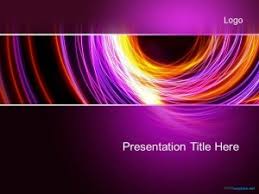 Free Abstract Purple Ppt Template
