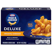 kraft deluxe original cheddar macaroni