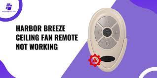 fix a harbor breeze ceiling fan remote