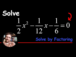 Quadratic Equation With Fractions