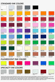 Screen Print Color Chart Urbanfly Apparel Png Leukemia