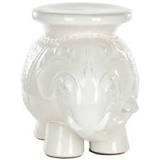Safavieh Elephant Antique White Ceramic