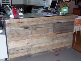 We Made Our Retail Counter Using Old Pallets Its One Of