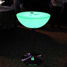 24 Led Light Up Cocktail Table