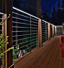 Railings Outdoor Outdoor Deck Lighting