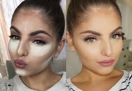 clown contouring and baking
