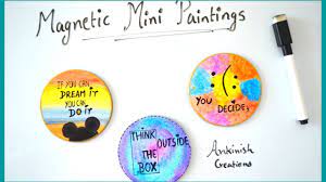 diy fridge magnets i mini watercolour
