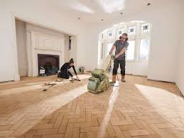 dust from sanding hardwood floors
