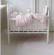 Baby Girl Cot Bedding Set City Print