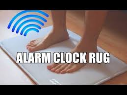 the alarm clock floor mat