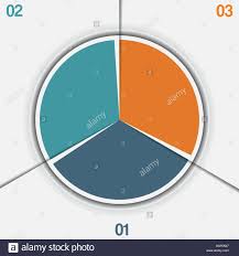 Infographic Pie Chart Template From Colorful Circle With