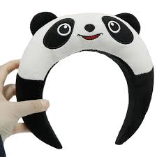 lovely stuffed panda shaped hair band