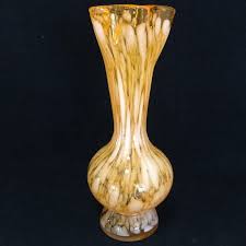 murano blown art glass vase venetian