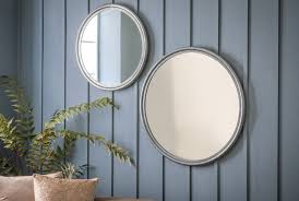 Morgan Large Round Wall Mirror In Old