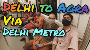 delhi to agra train journey