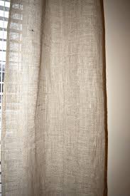 how to make diy burlap curtains our