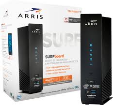 How do i view the downstream and upstream power levels of my cable modem or modem router? Arris Surfboard Dual Band Ac2350 With 32 X 8 Docsis 3 0 Cable Modem Black Sbg7600 Best Buy