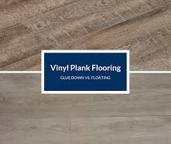 glue down vinyl flooring planks vs
