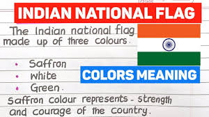 indian national flag colors meaning