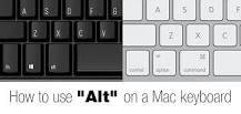 What is the Alt key on Mac?
