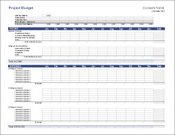 Free Project Budget Template
