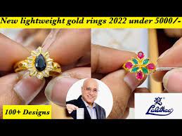 gold finger rings designs with weight