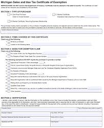 Tax forms have changed for 2020. How To Get A Certificate Of Exemption In Michigan Startingyourbusiness Com