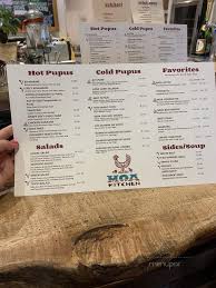 menu of moa kitchen in waimea hi 96743