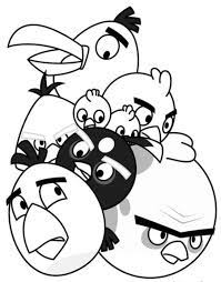 Printable Angry Birds Coloring Pages