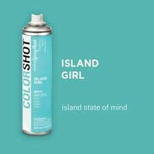 Island Girl Mint Colorshot Paint
