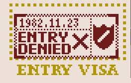 Image result for papers please denied gif