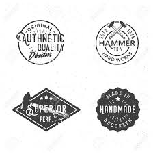 Vintage Logotypes In Retro Old Fashioned Style Vintage Logo