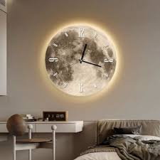 Light Clock Wall Clock Living