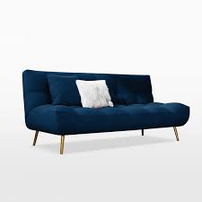 71 Sleeper Sofa Bed Velvet Upholstered