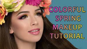 colorful spring makeup tutorial you