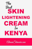 The Best Skin Lightening Cream in Kenya - Almasi Skincare