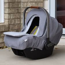 Car Seat Cover Winter Waffle Charcoal